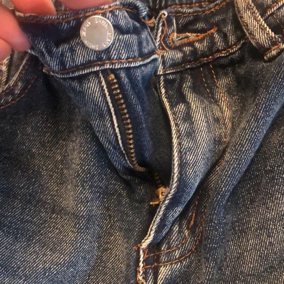 Kids SHEIN Distressed Dark Denim Jeans button & zipper size 12Y Comfortable - Picture 6 of 6